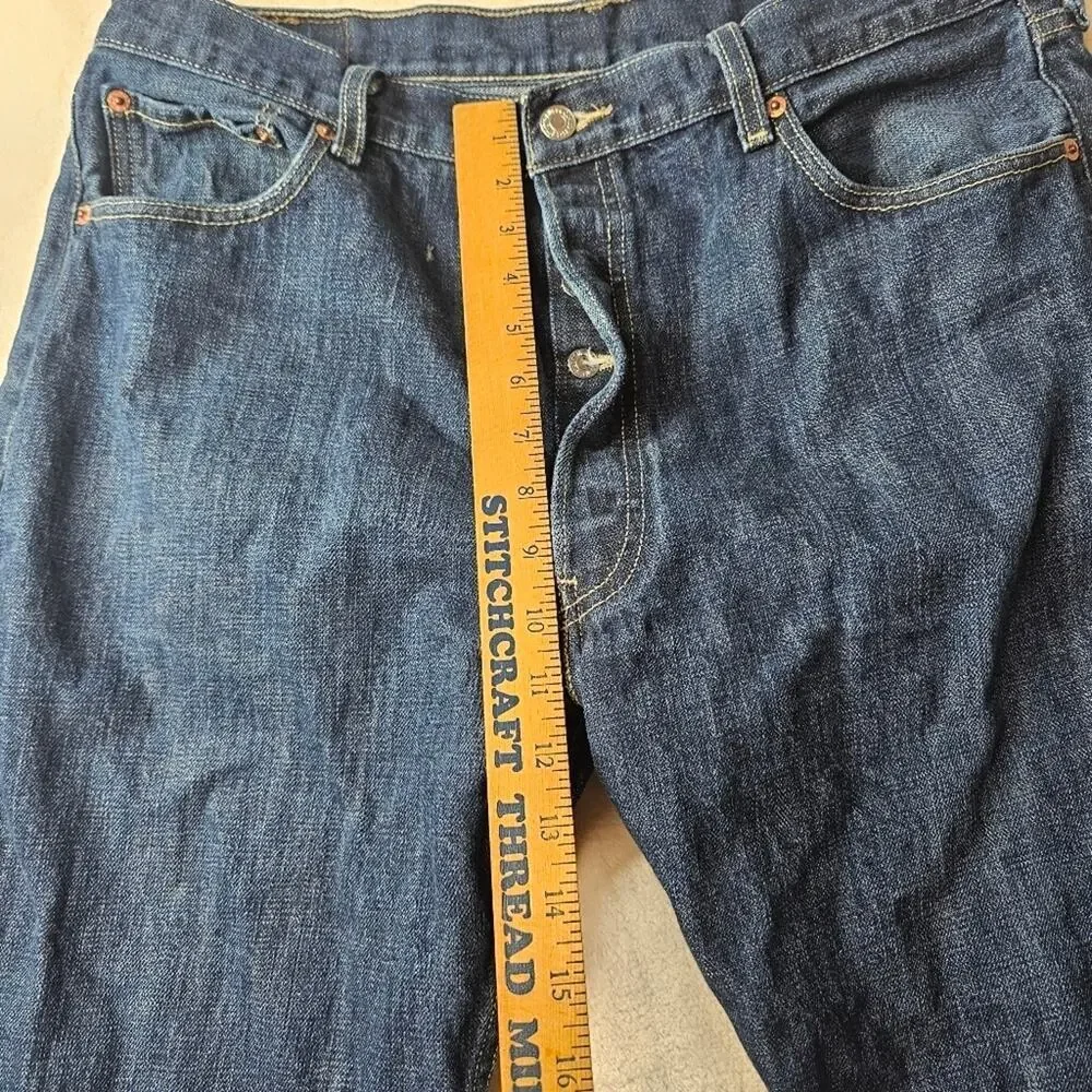 Levis 501 Straight Jeans Denim Men's 38x32 Button Fly Western Cowboy Mexico